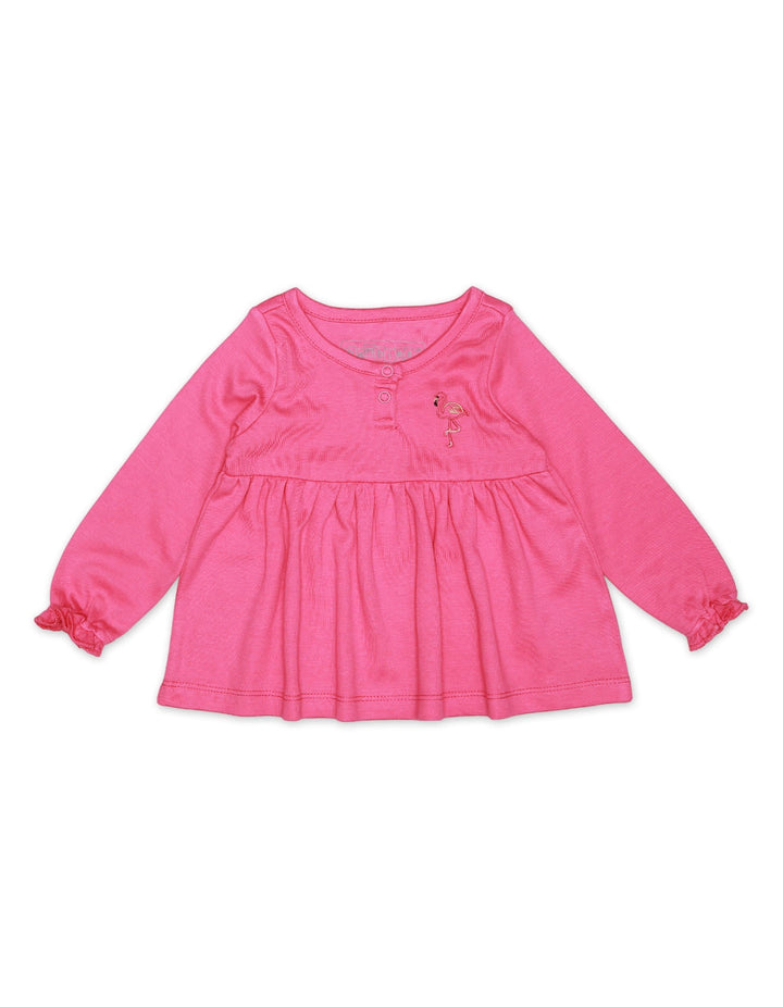 Zubaida's Frock Waist Gather Pink for Girls - Zubaidas Official™