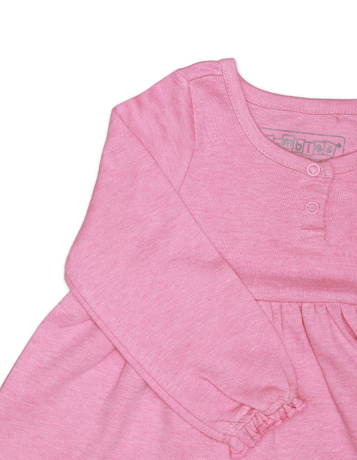 Zubaida's Frock Waist Gather Light Pink for Girls - Zubaidas Official™