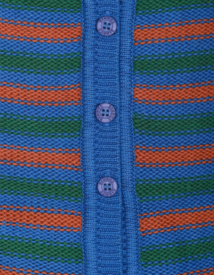 Zubaida's Sweater Hooded Blue Base Stripes - Zubaidas Official™