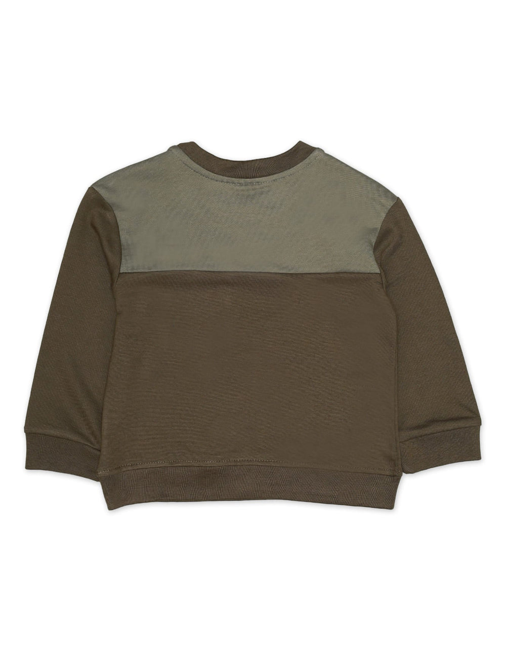 Zubaida's Sweatshirt Cut&Sew Front Pocket Green for Boys - Zubaidas Official™