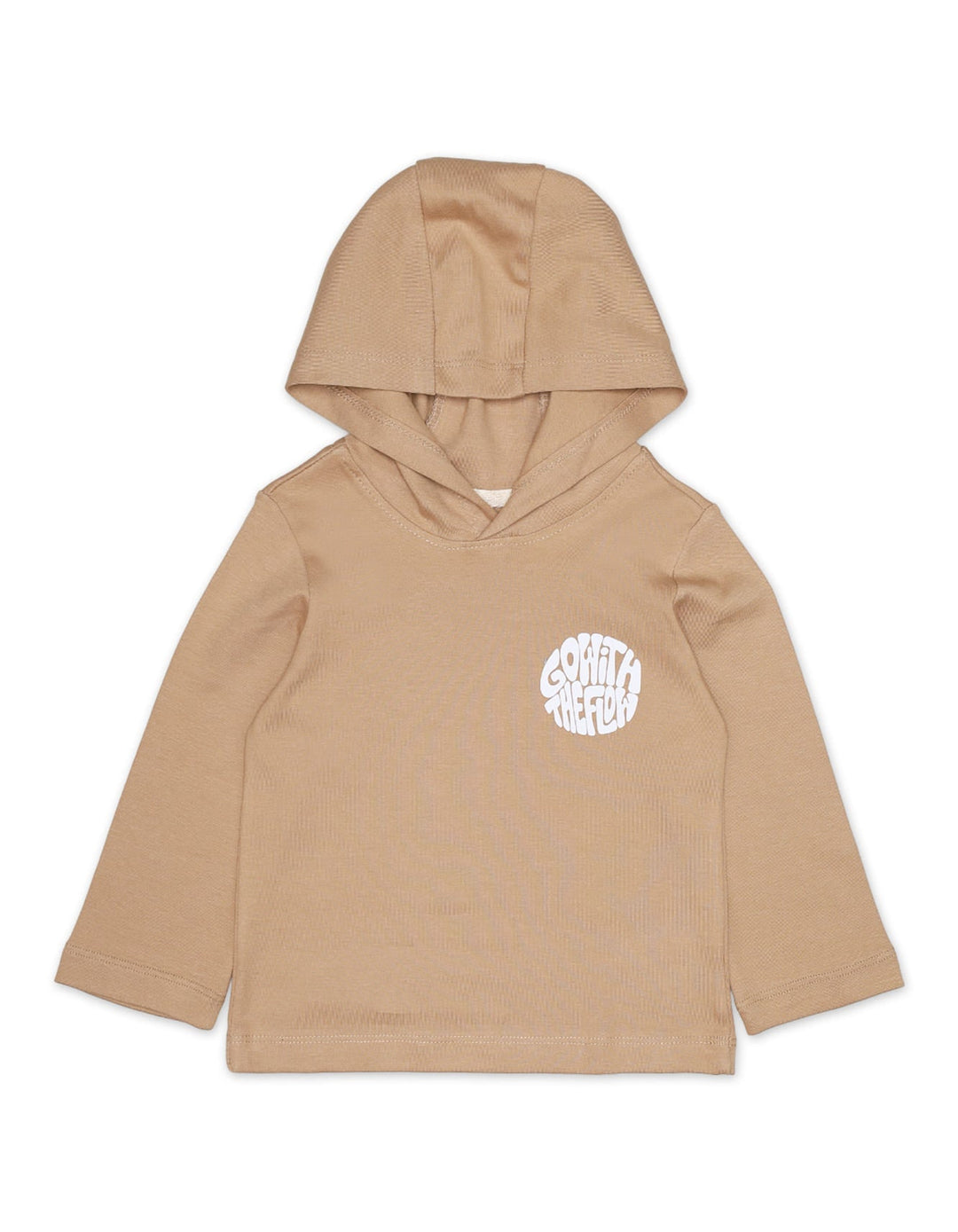 Zubaida's Hoodie Go With The Flow Beige for Boys - Zubaidas Official™
