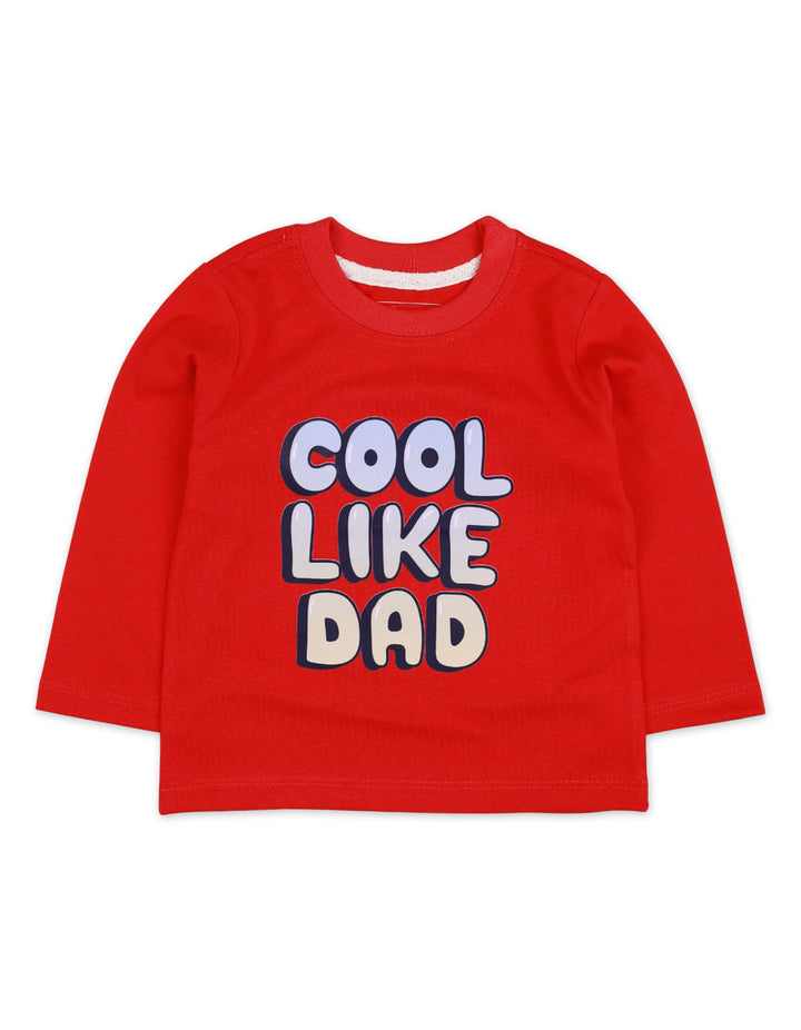 Zubaida's T-Shirt Full Sleeves Cool Like Dad - Zubaidas Official™