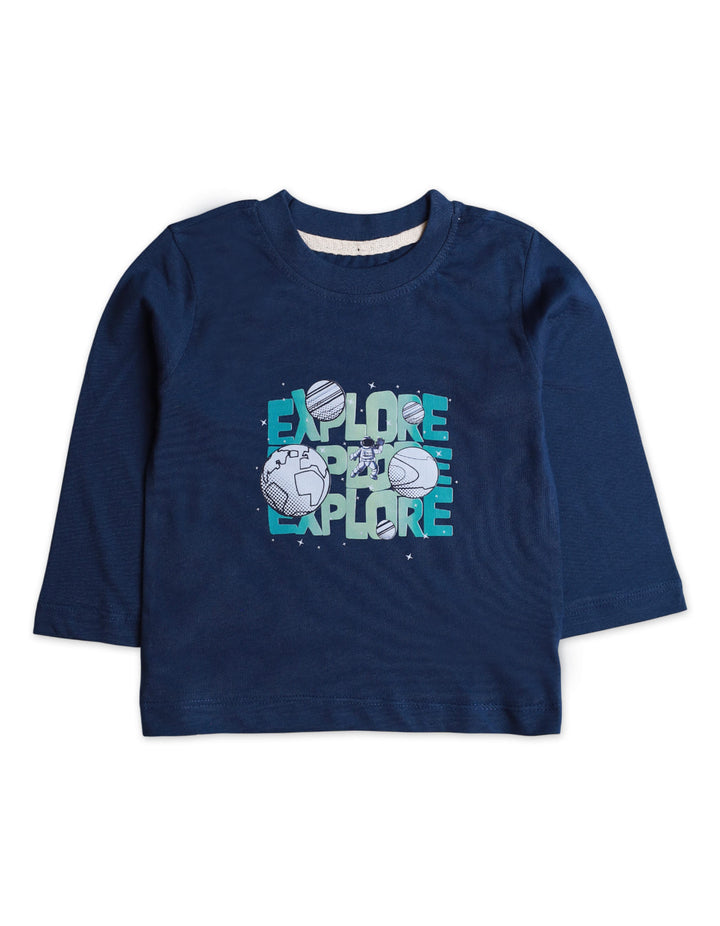 Zubaida's T-Shirt Full Sleeves Space Explorer - Zubaidas Official™