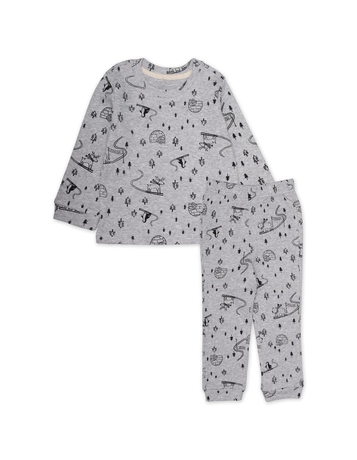Zubaida's Night Suit Pine Tree Grey - Zubaidas Official™