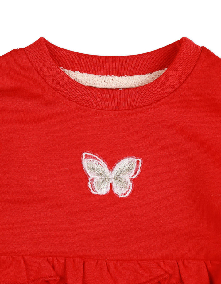 Zubaida's Full Sleeves T-shirt with Ruffles - Zubaidas Official™