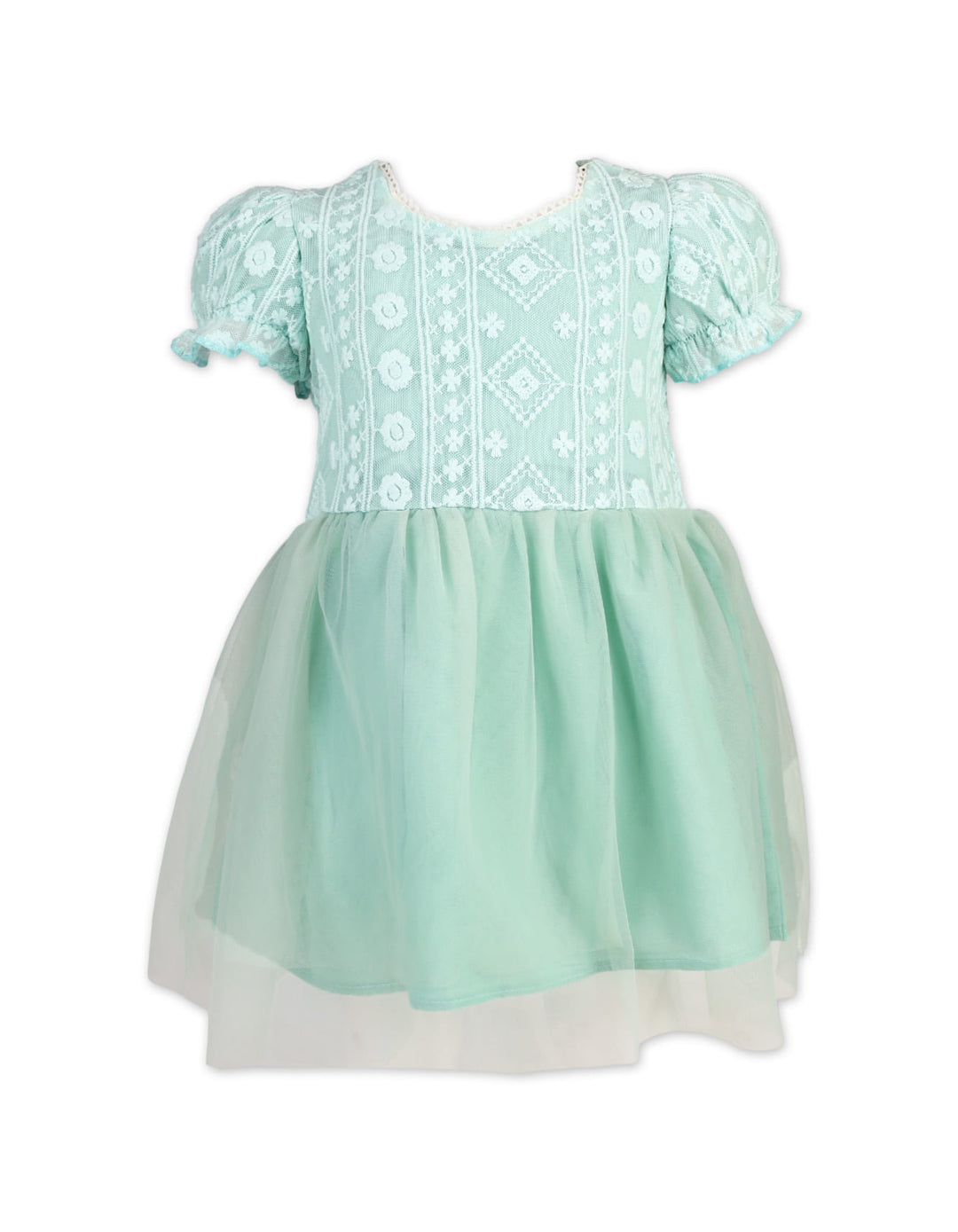 Zubaida's Elegant Garden Serenade Embroidered Dress, - Zubaidas Official™