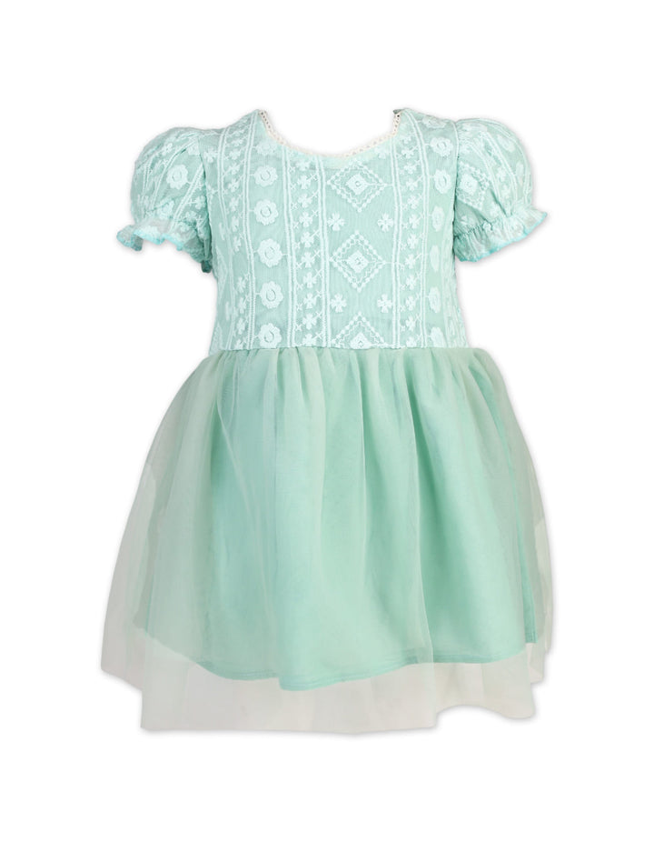 Zubaida's Elegant Garden Serenade Embroidered Dress, - Zubaidas Official™