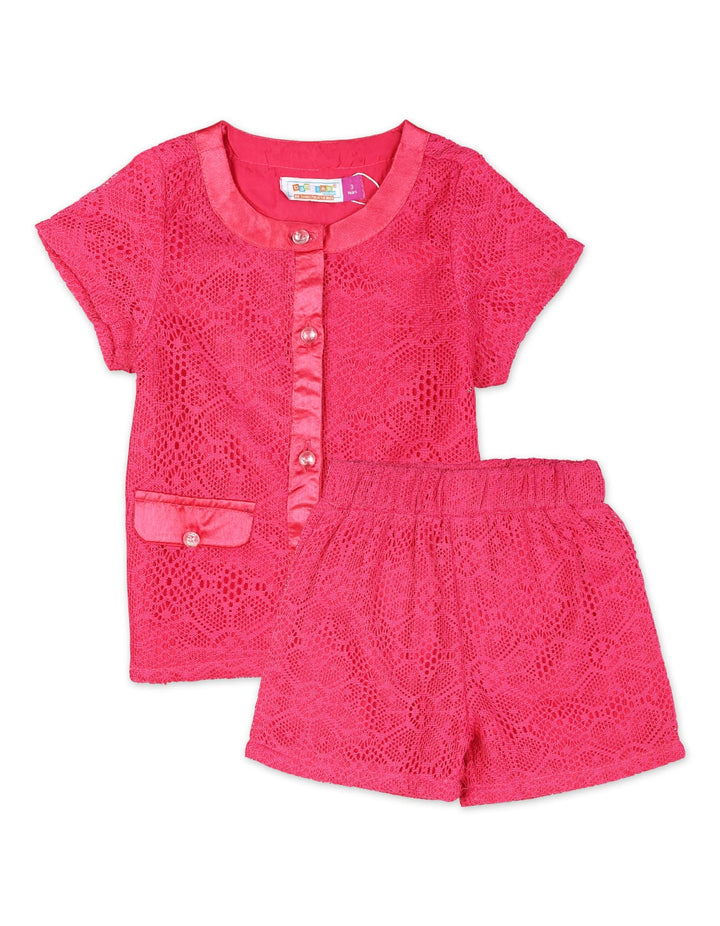 Zubaida's Charming Short-Sleeves Co-Ord Set - Zubaidas Official™