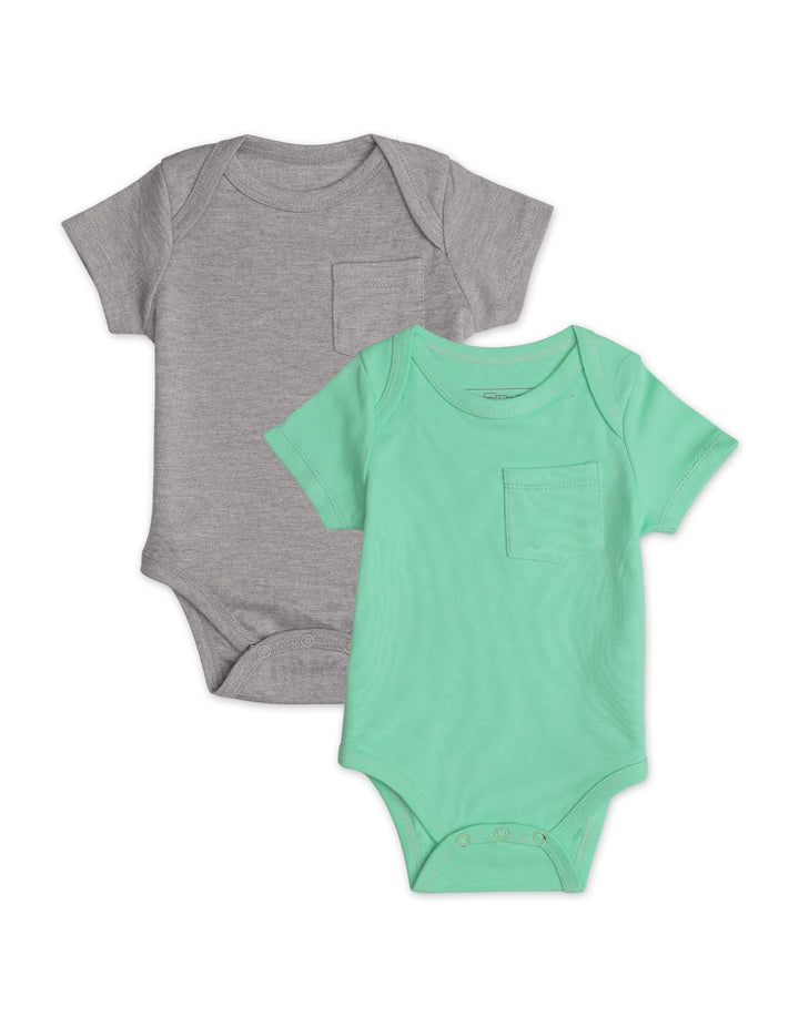 Zubaida's Soft & Comfortable Classic Front Pocket 2 Pcs Bodysuits - Zubaidas Official™