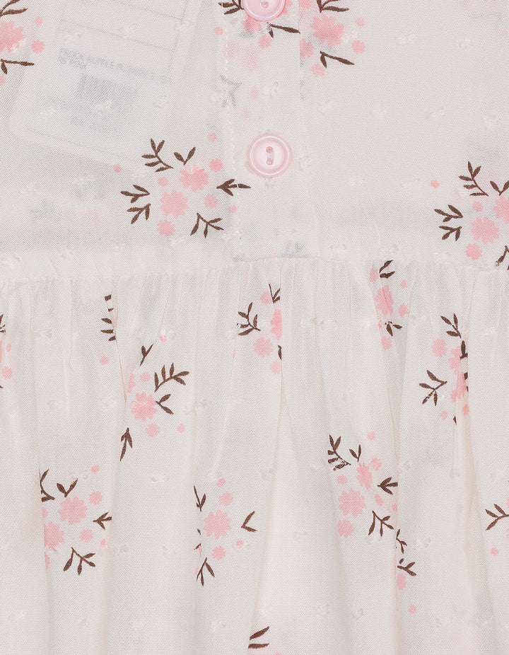 Zubaida's Charming & Delicate Floral Dress - Zubaidas Official™