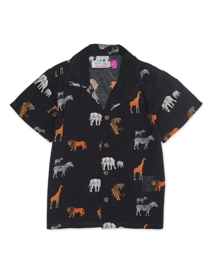 Zubaida's Hawaiian Safari 3 Pcs Suits Set - Zubaidas Official™