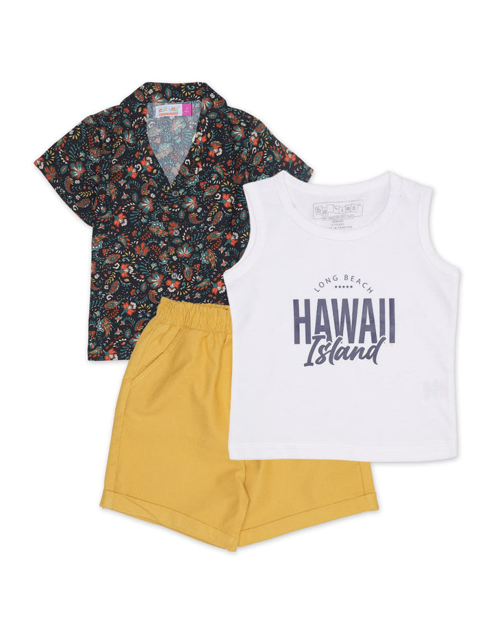 Zubaida's Hawaiian 3 Pcs Suits Set - Zubaidas Official™