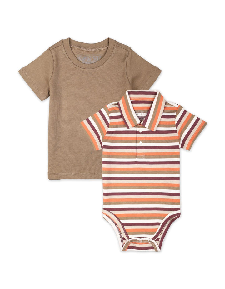 Zubaida's 2 Pcs Polo Bodysuit & T-Shirt - Zubaidas Official™