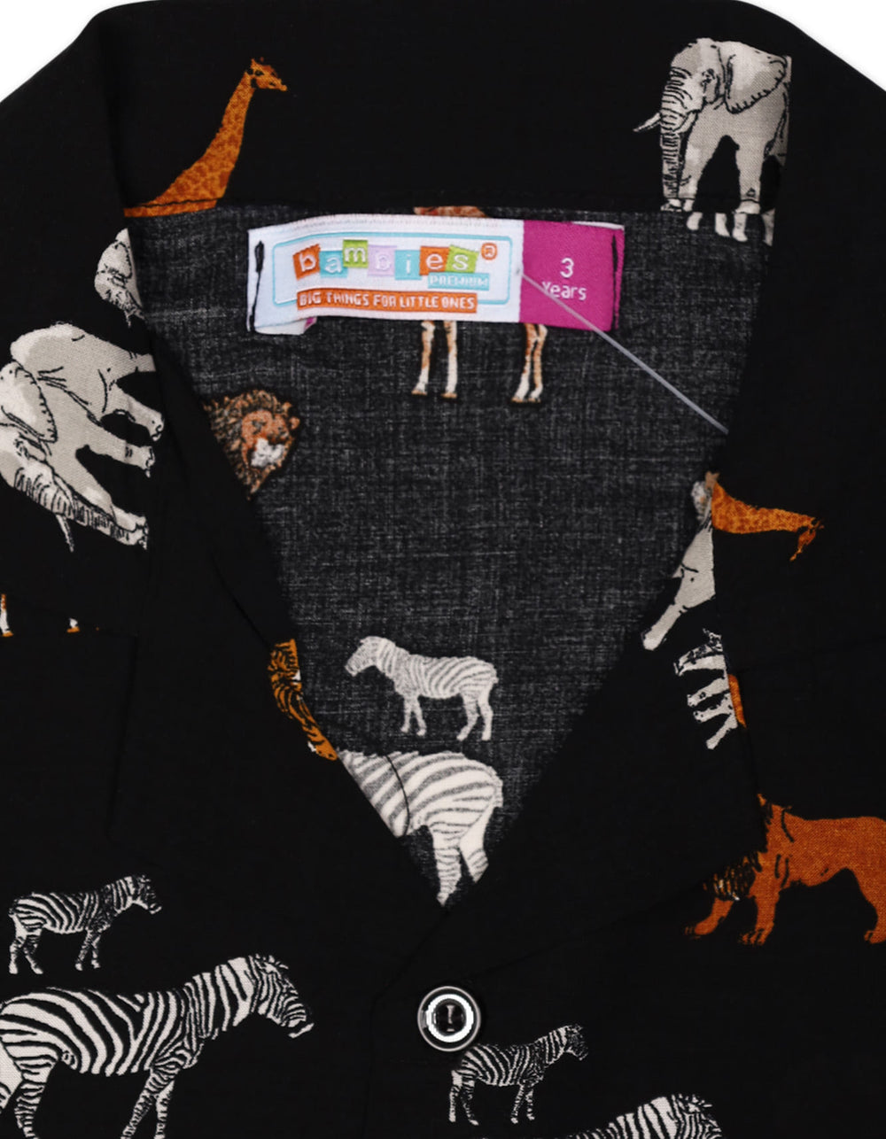 Zubaida's Vibrant "Wildlife Safari" Button-Down Shirt - Zubaidas Official™