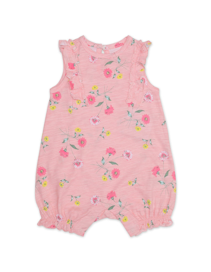 Zubaida's Sleeveless Floral Romper with a coordinating Headband - Zubaidas Official™