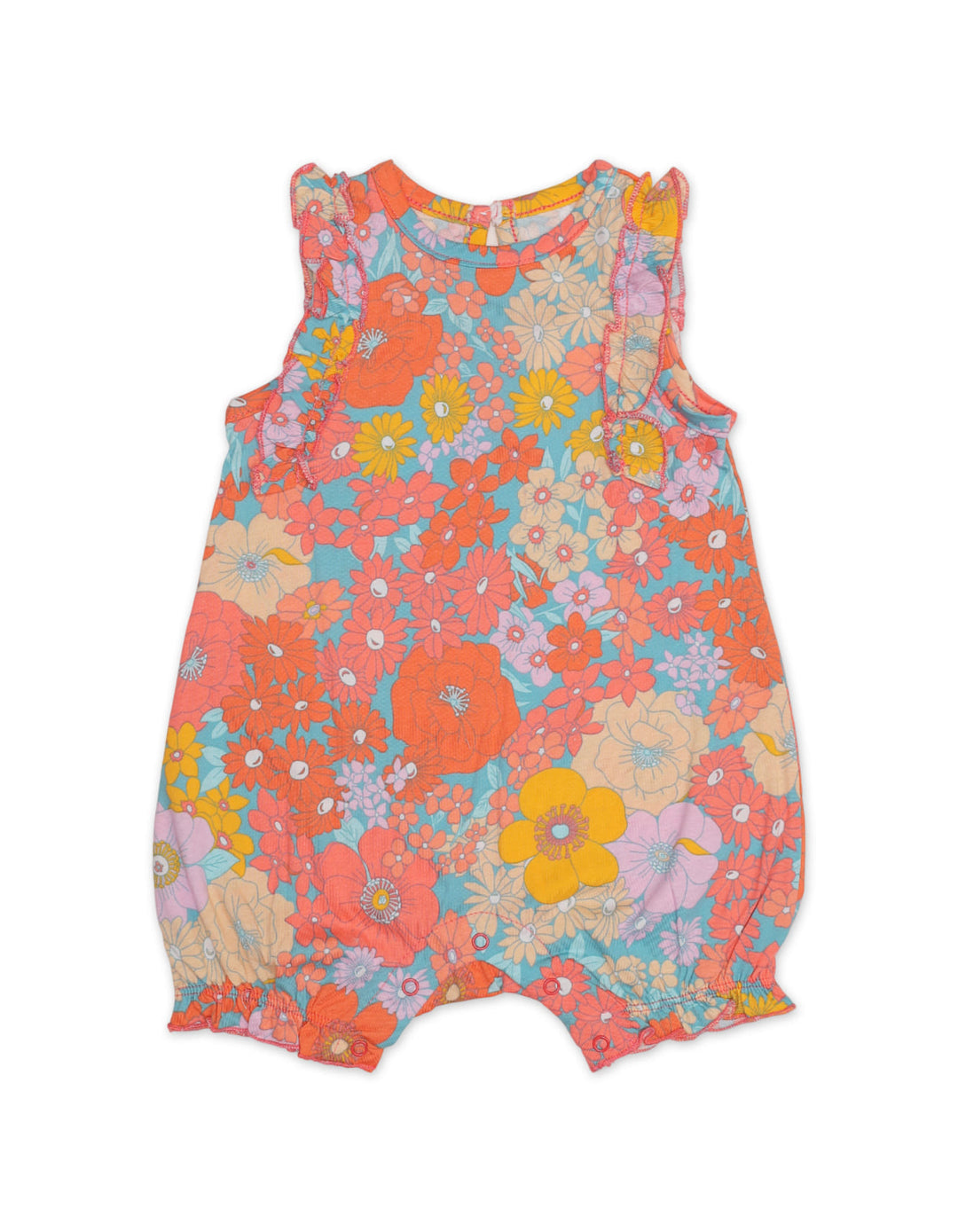 Zubaida's Sleeveless Floral Romper with a coordinating Headband - Zubaidas Official™