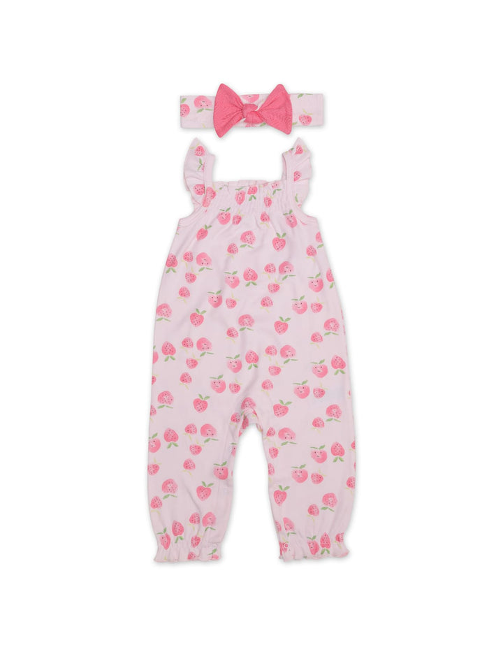 Zubaida's Floral Sleeveless Jumpsuit with a coordinating Headband - Zubaidas Official™