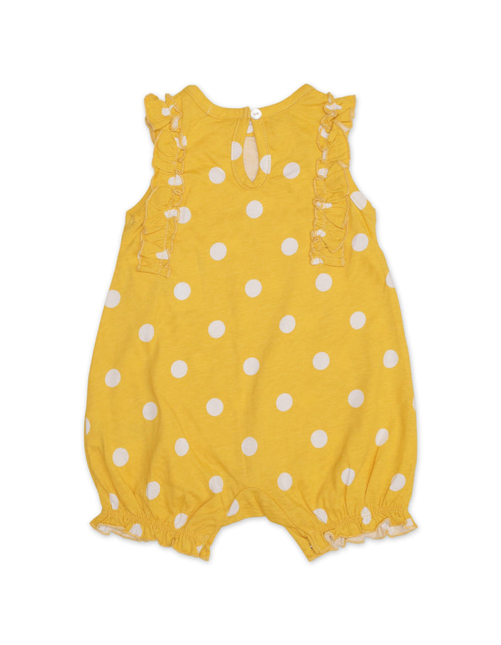 Zubaida's Sleeveless Polka Dots Romper with a coordinating Headband - Zubaidas Official™