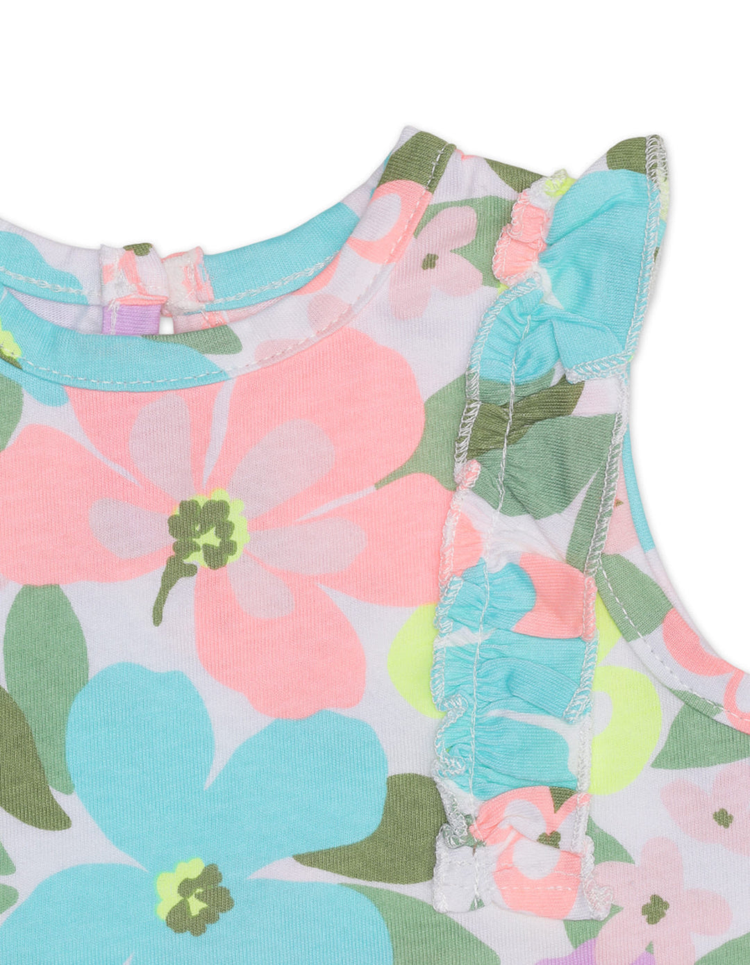 Zubaida's Sleeveless Floral Romper with a coordinating Headband - Zubaidas Official™