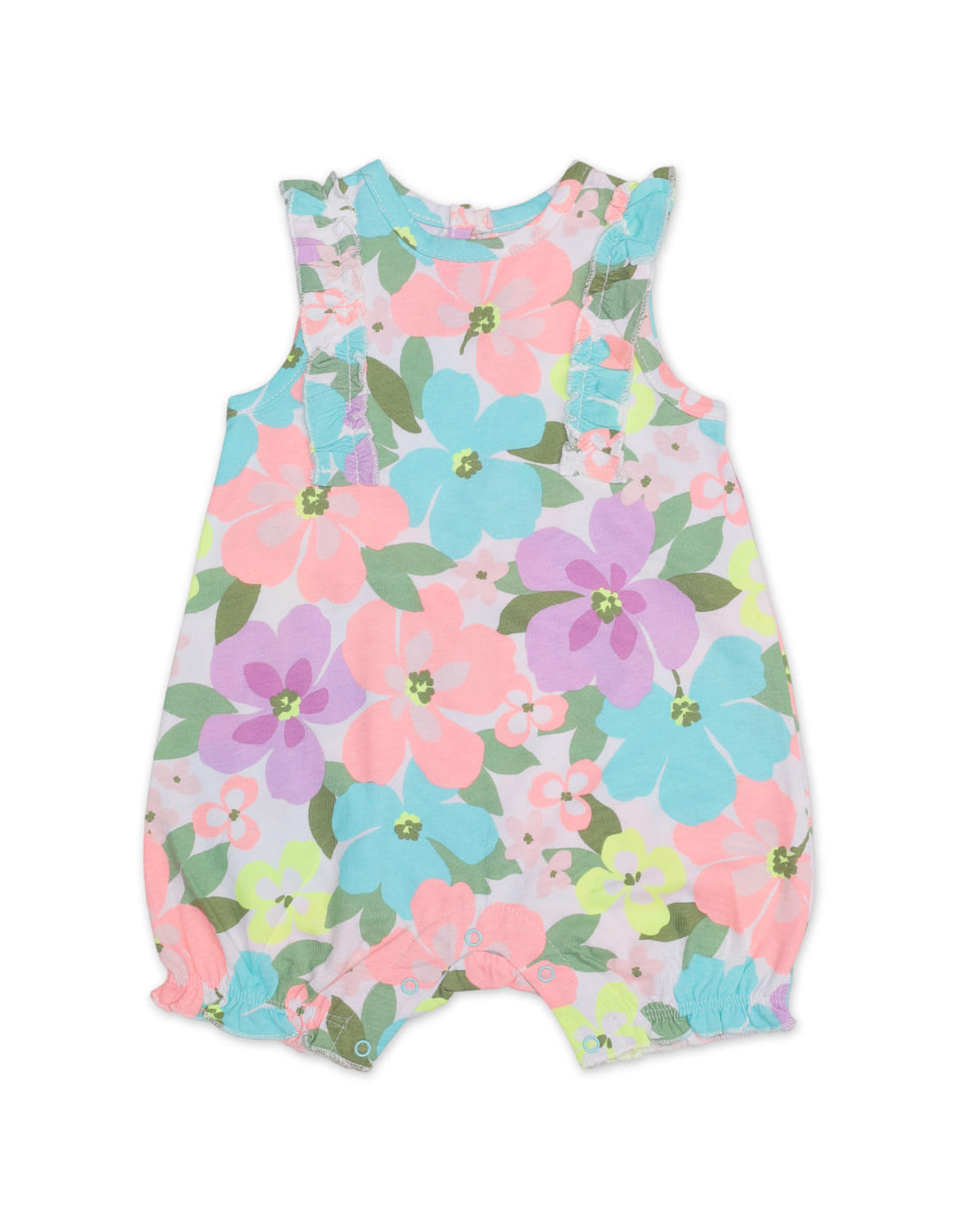 Zubaida's Sleeveless Floral Romper with a coordinating Headband - Zubaidas Official™