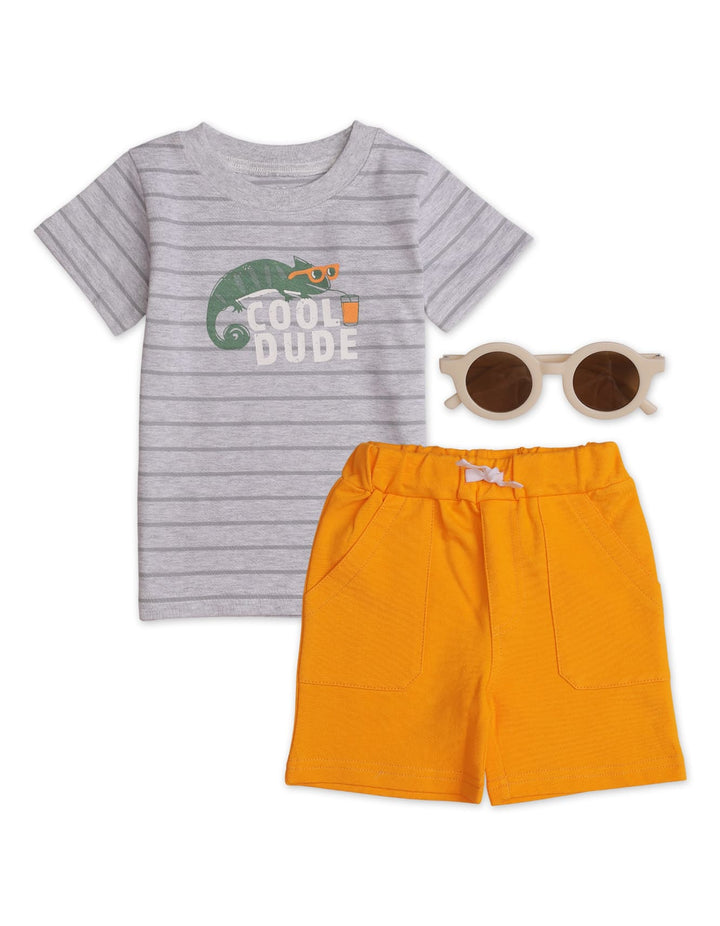 Zubaida's Cool Dude 3 Pcs Suit Set with Super Cool Sunglasses - Zubaidas Official™