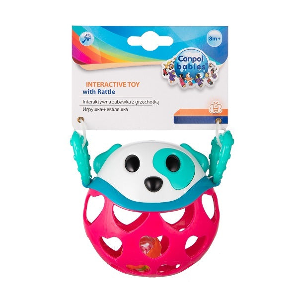 Zubaida's Canpol Babies Interactive Rattle Toy Dog Pink - 79/101 - Zubaidas Official™