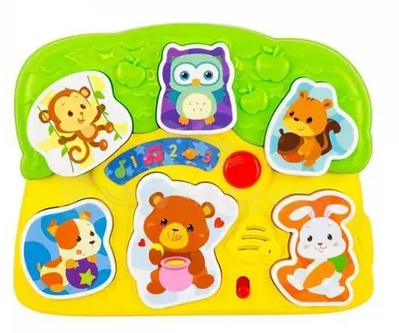 Zubaida's Winfun Lights & Sounds Animal Puzzle - 0771 - Zubaidas Official™