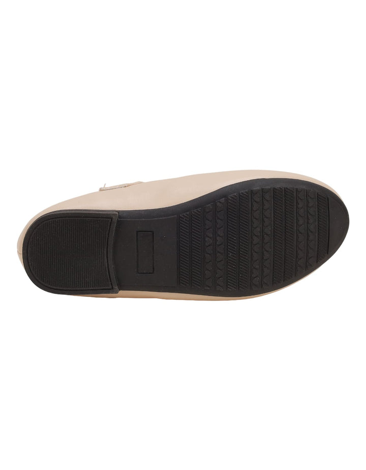 Shoes Beige with Diamontee Motif for Girls - Toddler - Zubaidas Official™