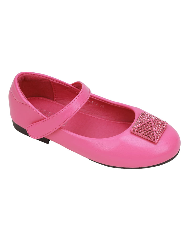 Shoes Pink with Diamontee Motif for Girls - Toddler - Zubaidas Official™