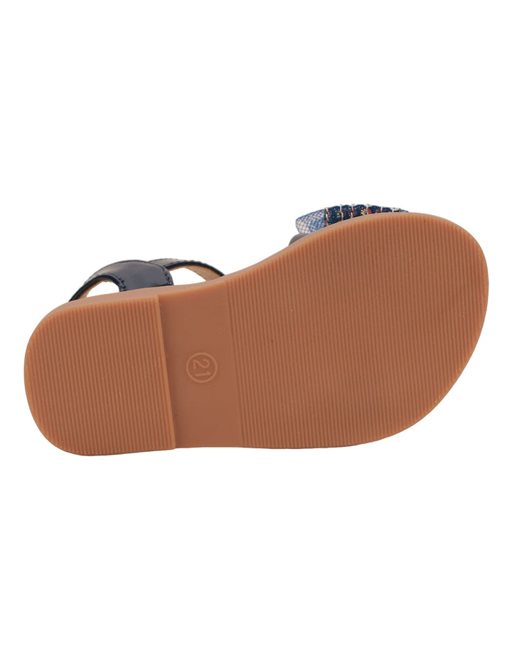 Sandal Navy Blue with Bow for Girls - Kids - Zubaidas Official™