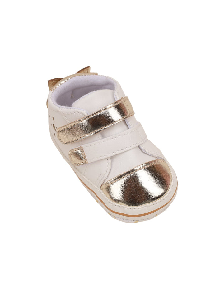 Booties Gold & White for Girls - Zubaidas Official™