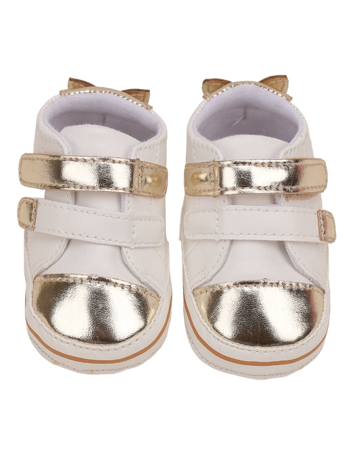 Booties Gold & White for Girls - Zubaidas Official™