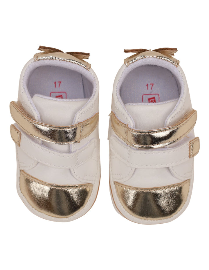 Booties Gold & White for Girls - Zubaidas Official™