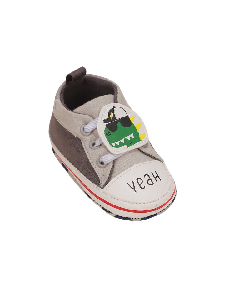Booties Gray with Dino Theme for Boys - Zubaidas Official™