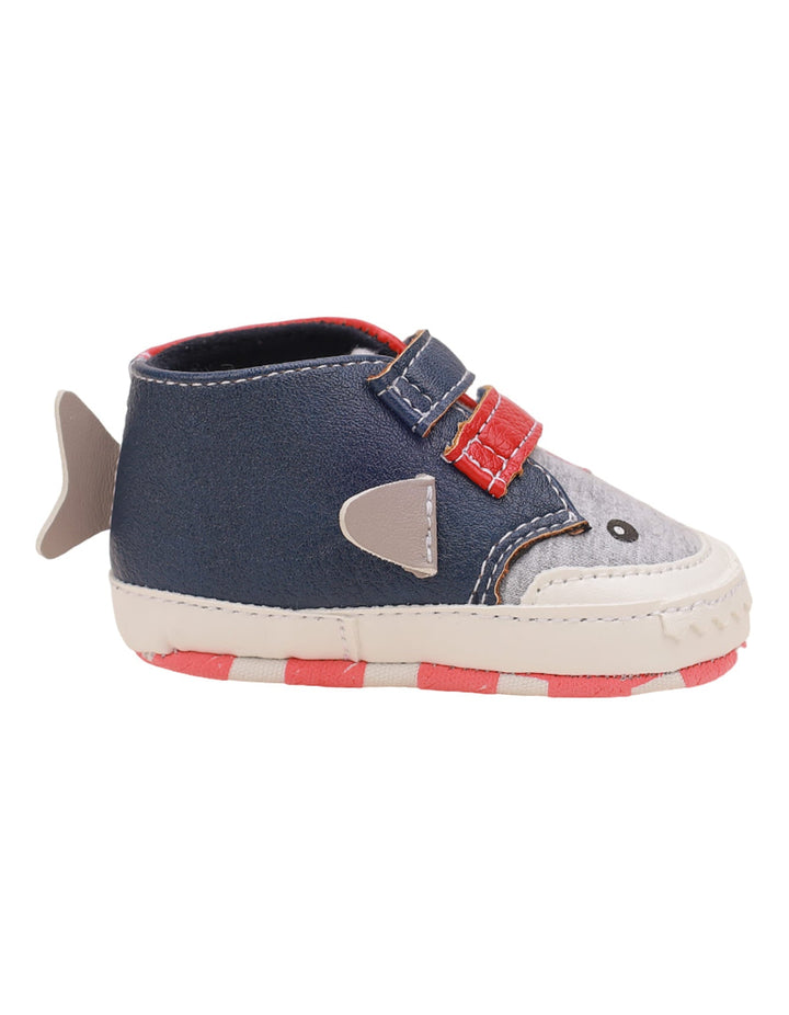 Booties Gray & Red for Boys - Zubaidas Official™
