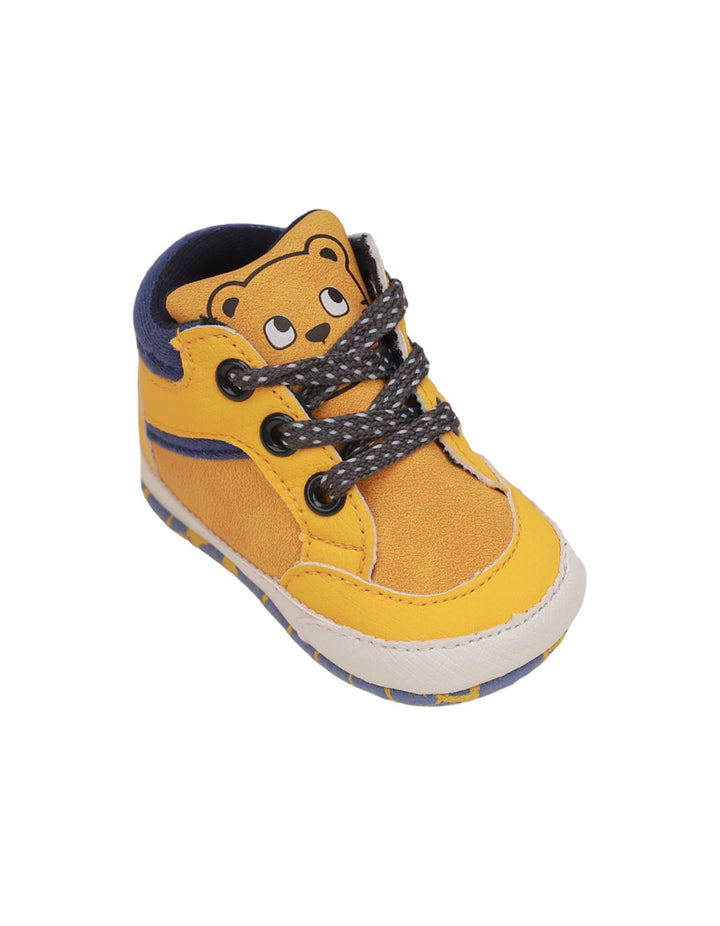 Booties Yellow with Bear Theme for Boys - Zubaidas Official™