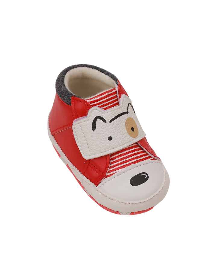 Booties Red with Dog Theme for Boys - Zubaidas Official™