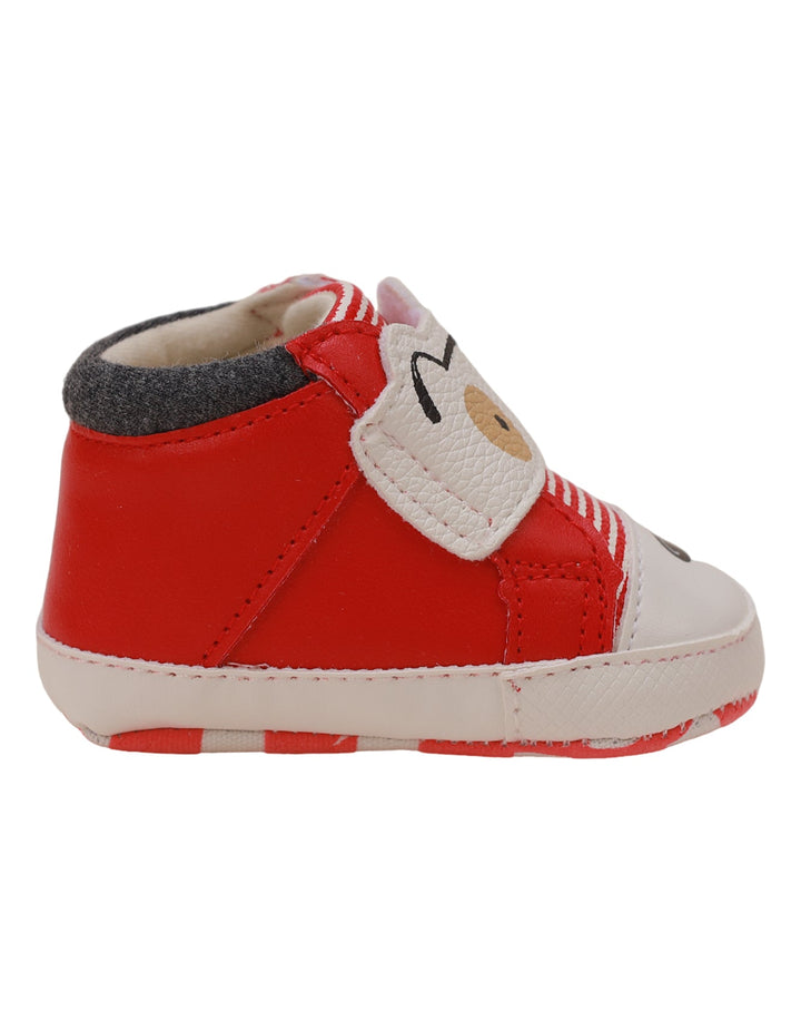 Booties Red with Dog Theme for Boys - Zubaidas Official™