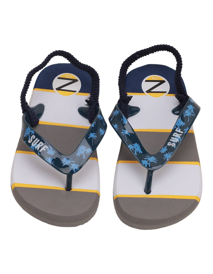 Slippers Gray& Blue f or Boys - Surf - Zubaidas Official™