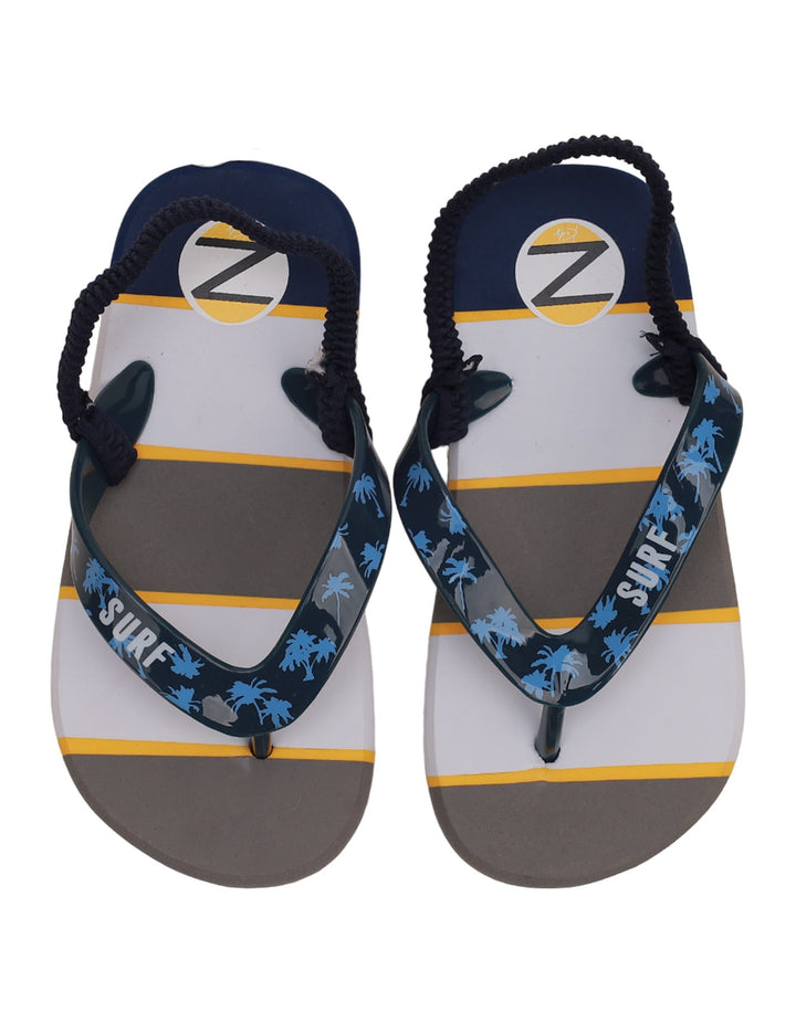Slippers Gray& Blue f or Boys - Surf - Zubaidas Official™