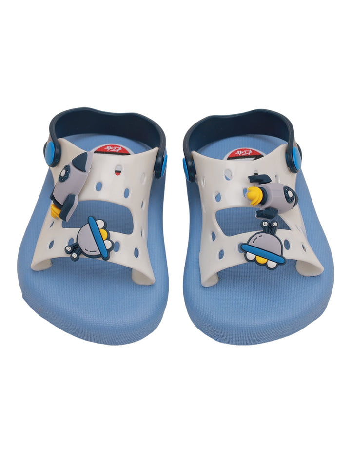 Slippers Blue & White for Boys - Space Theme - Zubaidas Official™