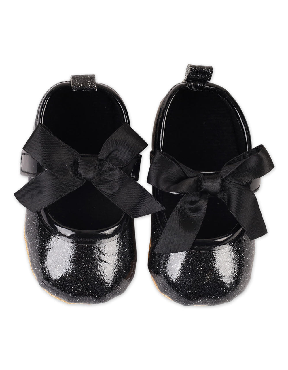 Zubaida's Midnight Sparkle Mary Jane Satin Bows Shoes - Zubaidas Official™