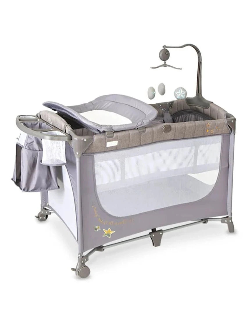 Zubaida's Tinnies Drop Side Play Pen Grey T302-022 - Zubaidas Official™
