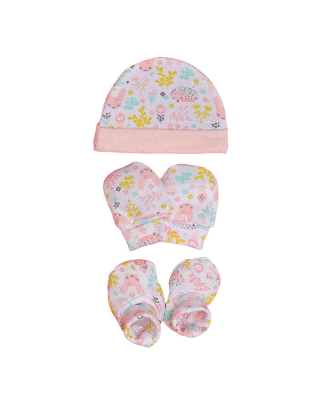 Zubaida's Cap, Mitten & Booties Set Blossom Theme - Zubaidas Official™
