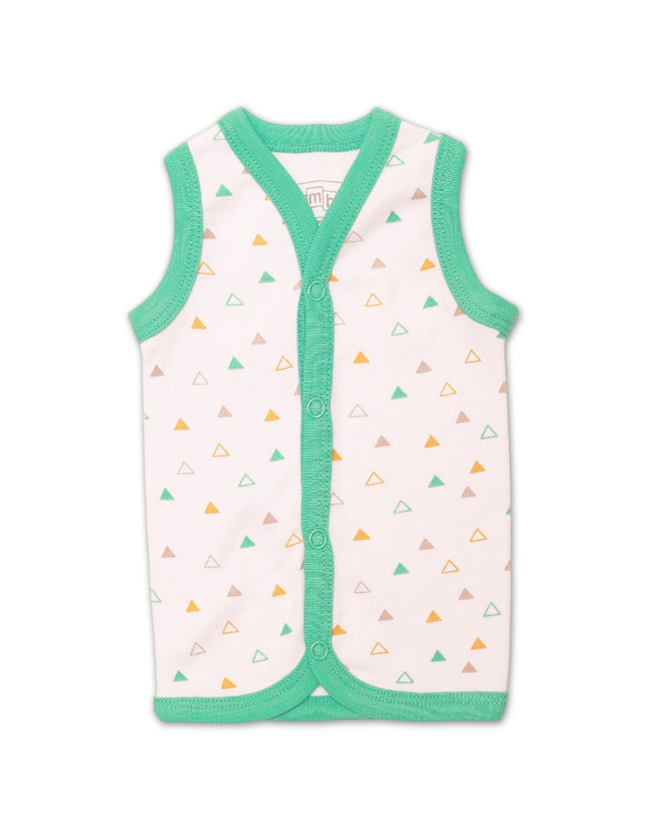 Zubaida's Vest White with Numbers Theme - Pack of 3 - Zubaidas Official™