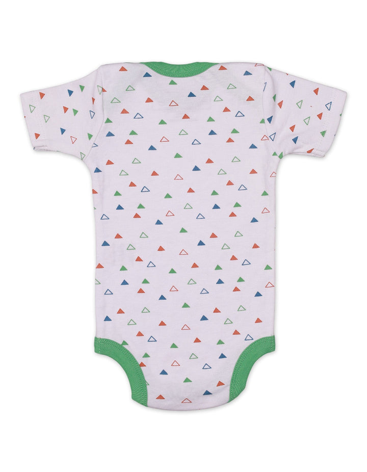 Zubaida's Body Suit Set with Green Dinos Theme for Boys - Pack of 3 - Zubaidas Official™