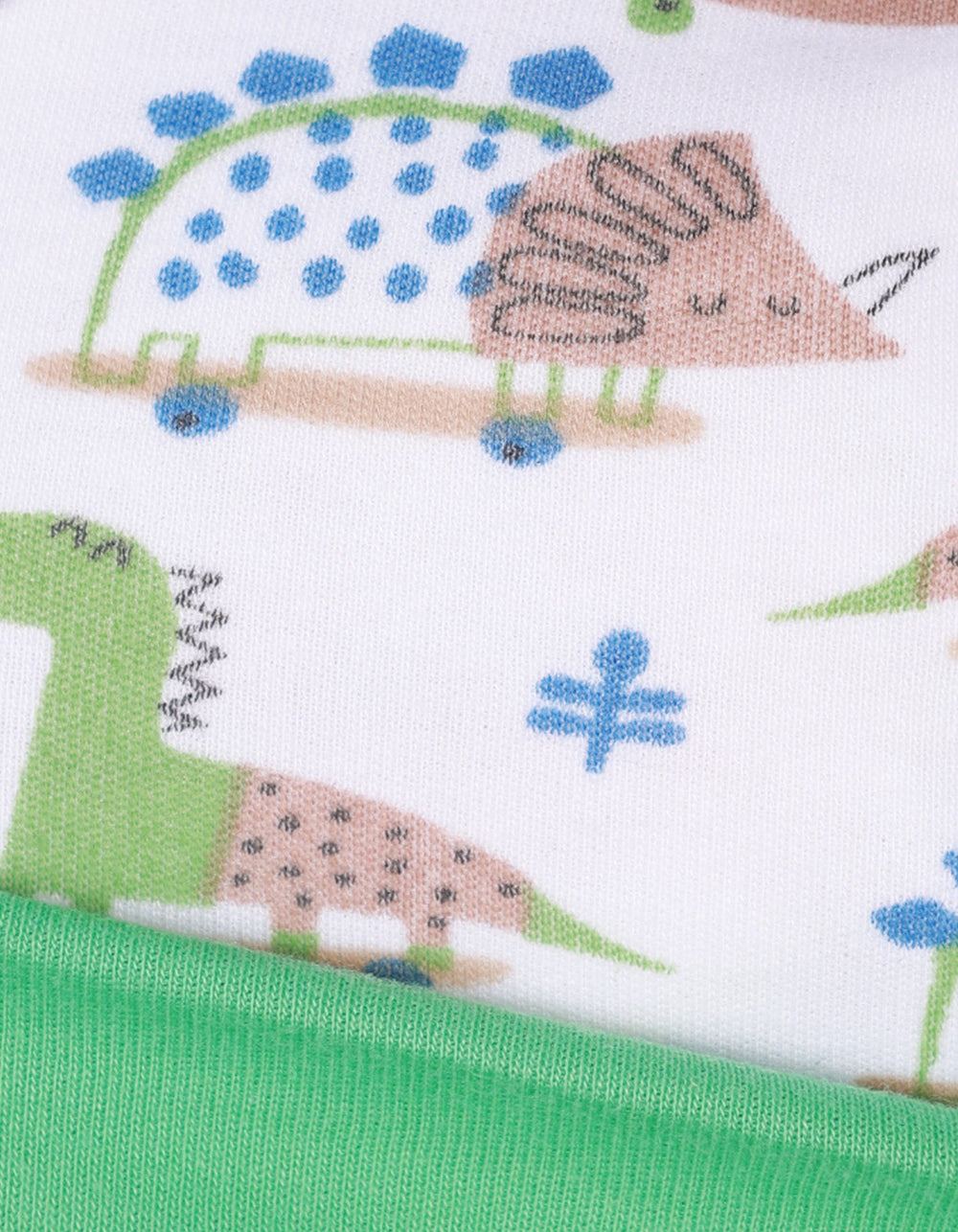 Newborn Cap Green Dino Theme for Boys - Large - Zubaidas Official™