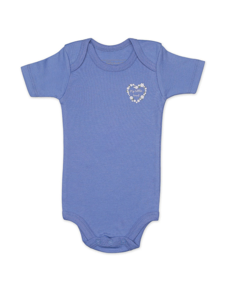 Zubaida's Body Suit Set with Flower Lilac Theme for Girls- Pack of 3 - Zubaidas Official™
