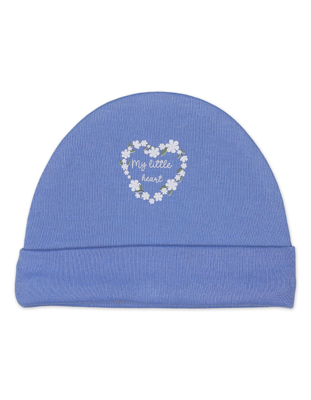 Newborn Cap My Little Heart Flower Lilac Theme for Girls - Medium - Zubaidas Official™