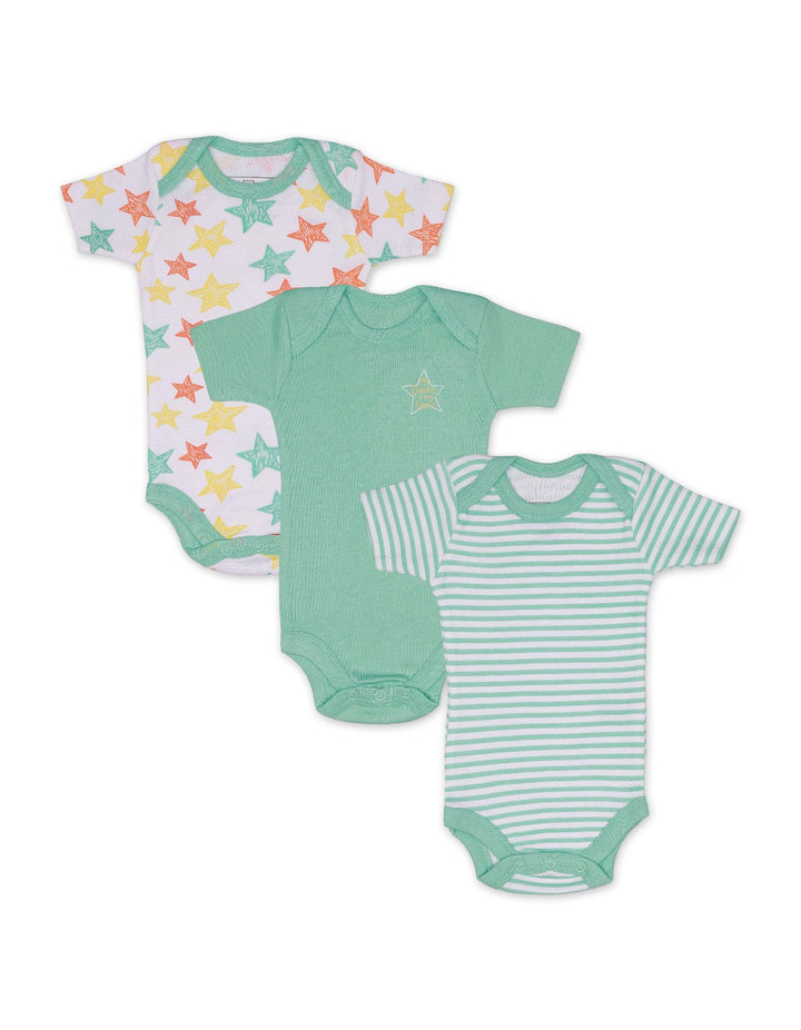 Zubaida's Body Suit Set Night Stars Theme Unisex - Pack of 3 - Zubaidas Official™